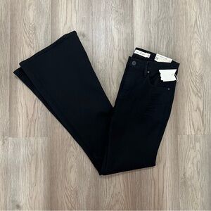 Unpublished Janet High Rise Flare Jeans Black Size 28 NWT